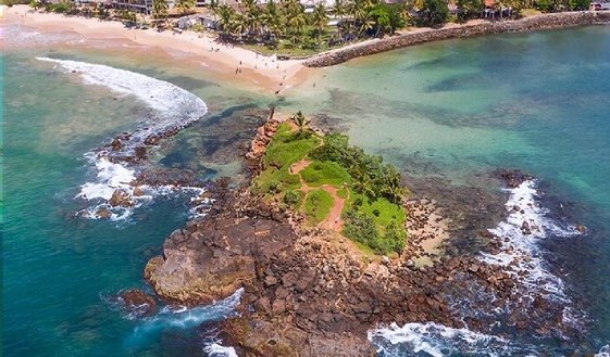 Island off the Mirissa coast